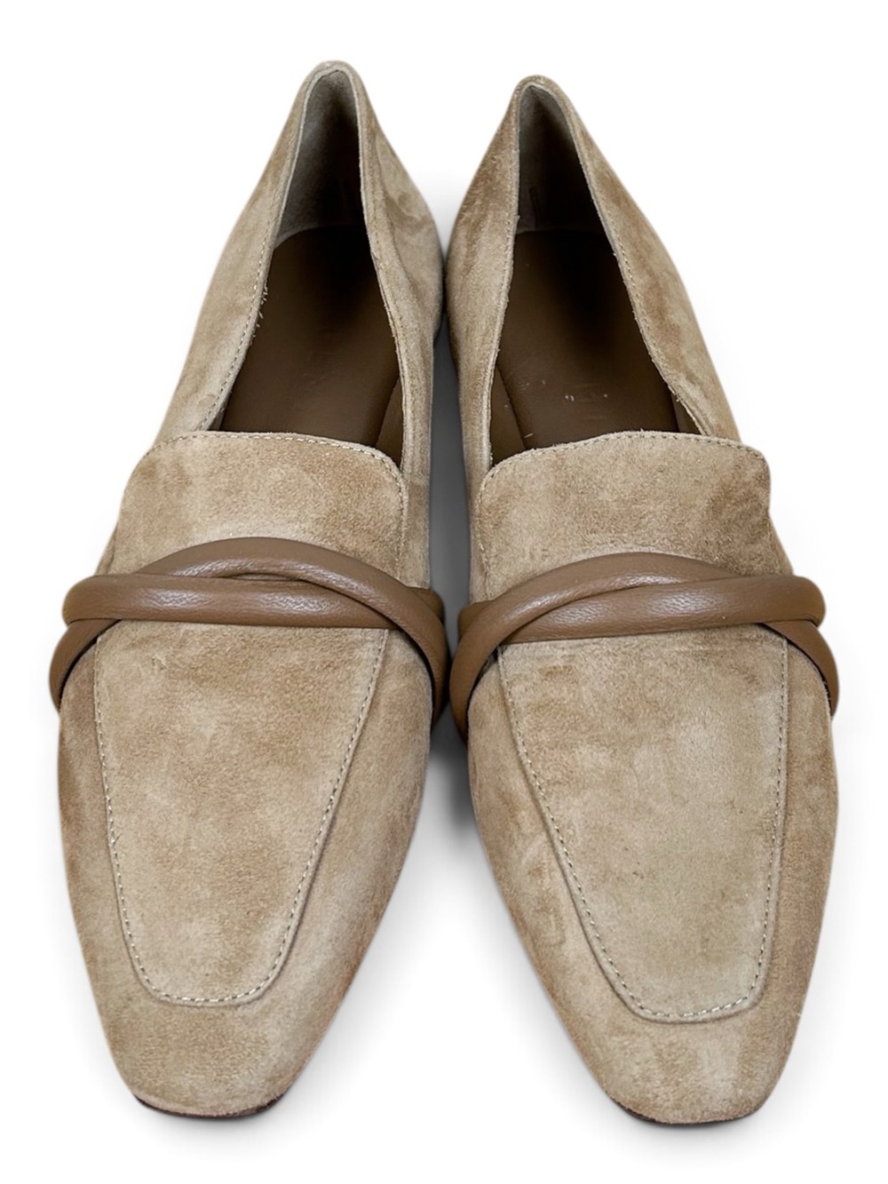 M Gemi Brenda Suede Loafers in Tan - Picture 3 of 7